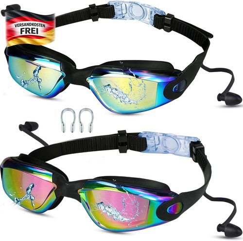 Kinder schwimmbrille 2er pack - kinder,