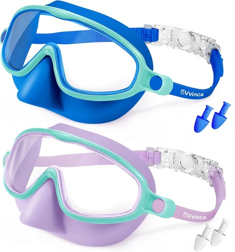 Schwimmbrille mit nasenclip - schwimmbrille,