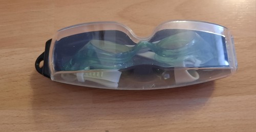 Schwimmbrille grün mit - grün,